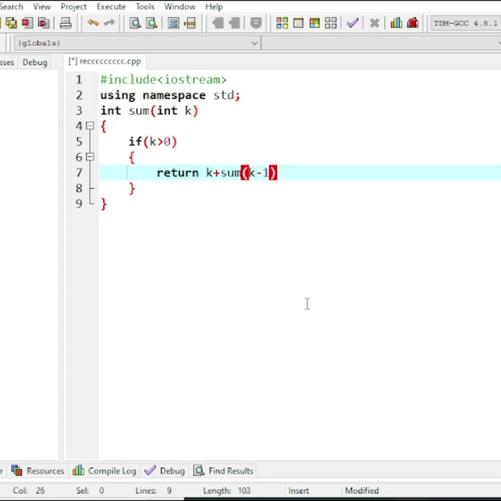 Understand Recursion in c++ : A step by step guide #coding. - YouTube