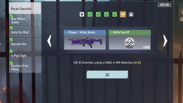 Kill 10 Enemies using a SMG in BR Matches (0/10)