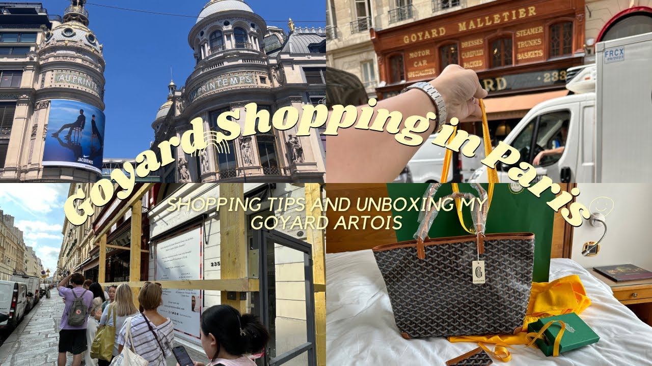 SHOPPING AT GOYARD IN PARIS! #Vlogmas 