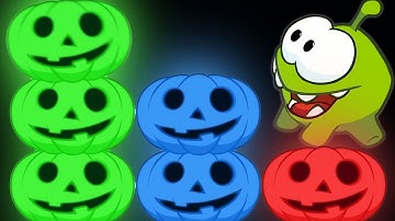 Baby Om Nom Loves Learning! Learn Colors With Jack O Lantern | Learn With Om Nom