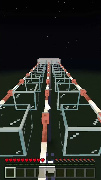 Squid Game Glass Bridge in Minecraft!