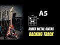 Shredding metal guitar backing track