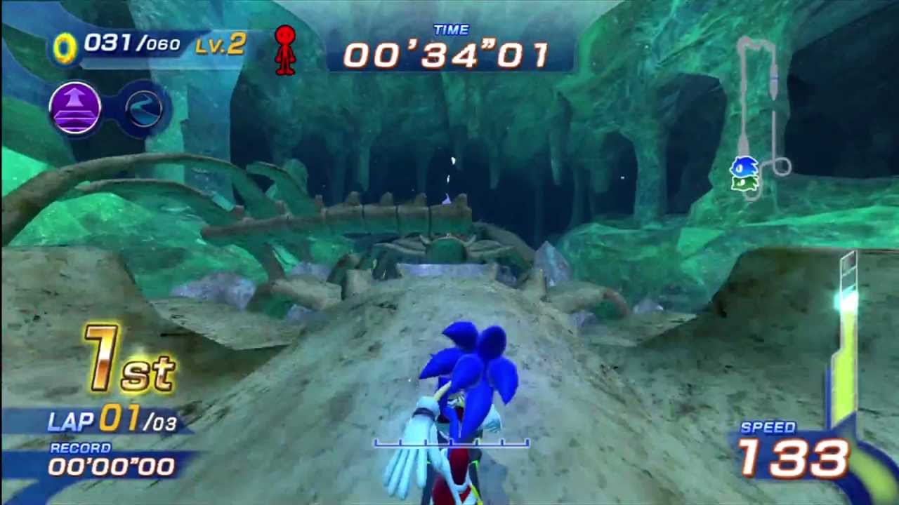 Sonic Free Riders: Frozen Forest (Expert / Xbox Live) [1080 HD] - YouTube
