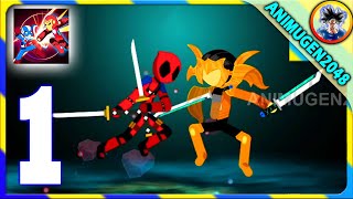 STICKMAN SUPERHERO - Super Stick Heroes Fight | Gameplay Walkthrough Part 1 | Animugen2048 screenshot 2