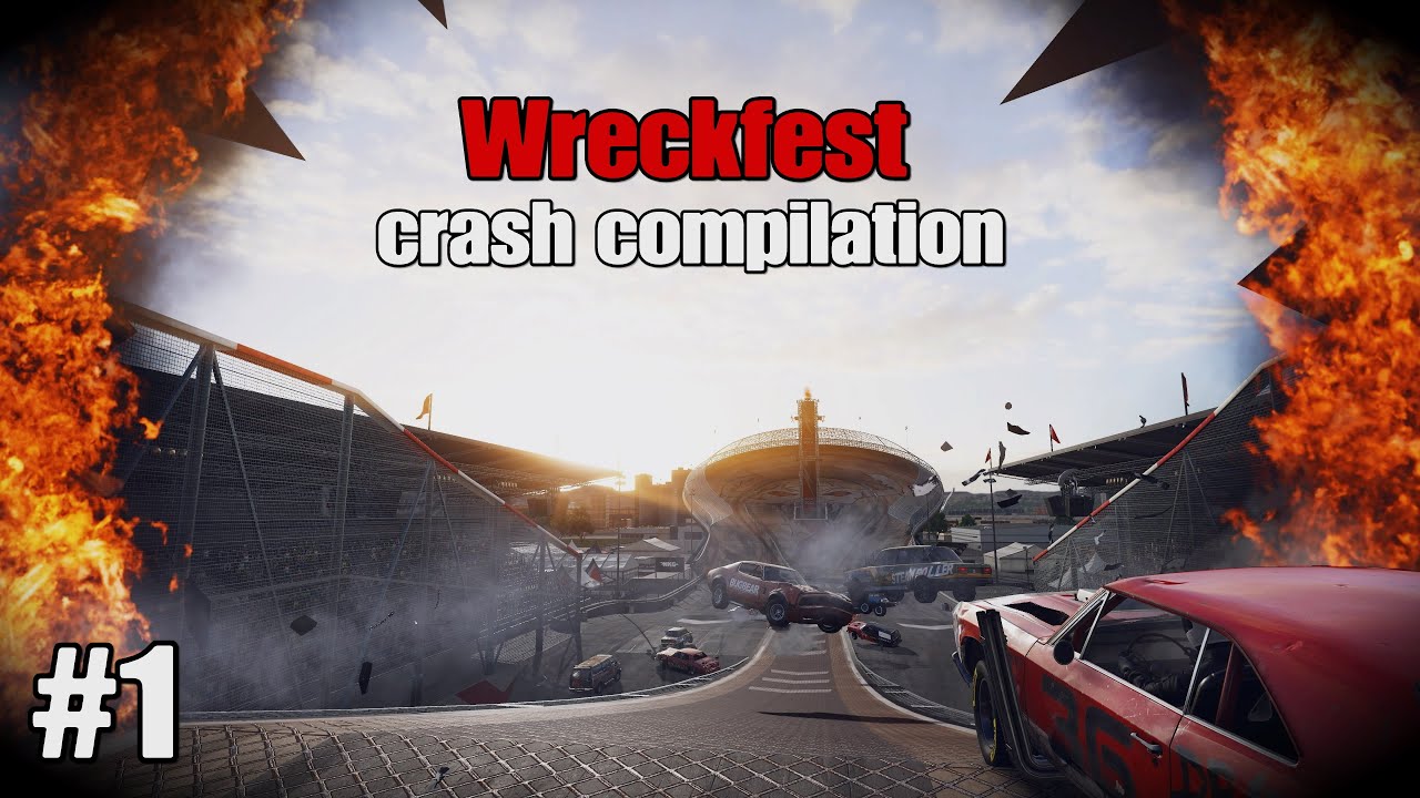Wreckfest crash compilation #1 - YouTube