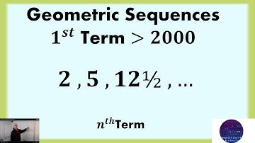 Term in a Geometric Sequence Greater Than
