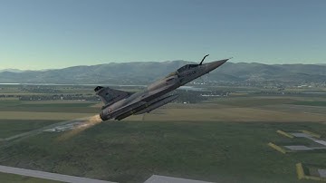 DCS AJS-37 Viggen training with Mirage 2000C