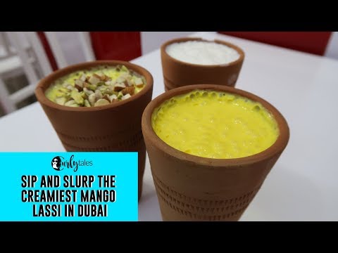 Refreshing Mango Lassi At Meena Bazaar, Dubai | Curly Tales