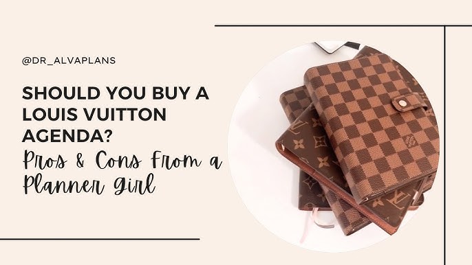 LOUIS VUITTON SMALL RING AGENDA COVER REVIEW - Luxeaholic