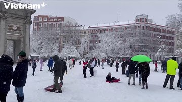 Tây Ban Nha trải qua đợt bão tuyết mạnh nhất trong nhiều thập kỷ