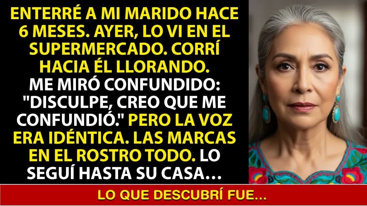 Enterré A Mi Marido Hace 6 Meses, Pero Lo Vi En El Supermercado. Entonces Lo SeguÍ. Lo Que DescubrÍ…