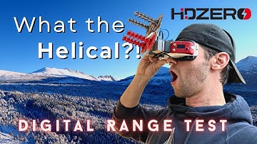 HDZero SharkByte Long Range Testing with DIY Quad Helical Antenna! UFL to SMA Adapter Modification