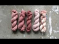 How to dye yarn using avocado