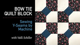 Bow Tie: Sewing Y-Seams by Machine