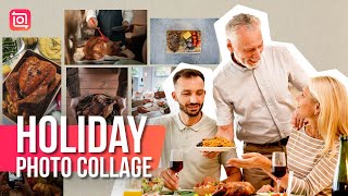 Holiday Photo Collage Editing Tutorial | 🦃Thanksgiving Photo Edit | InShot Tutorial screenshot 5