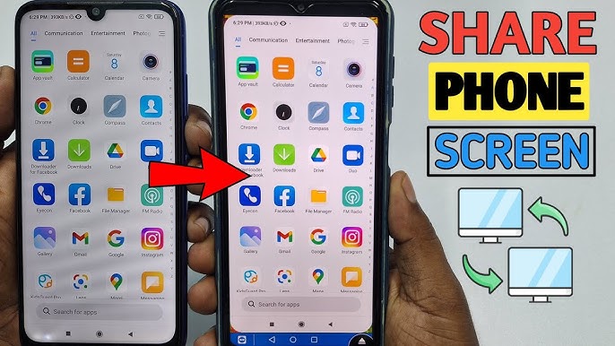 How to Connect Phone to Phone | Share Phone Screen to Another Phone -  YouTube