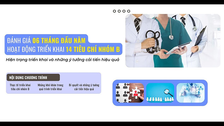 Đánh giá tiêu chí chất lượng bệnh viện năm 2023