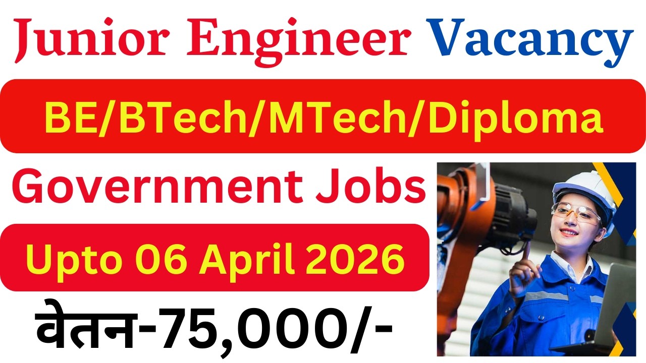 Junior Engineer Vacancy 2026 | Engineer Jobs | Latest Job Vacancy ...