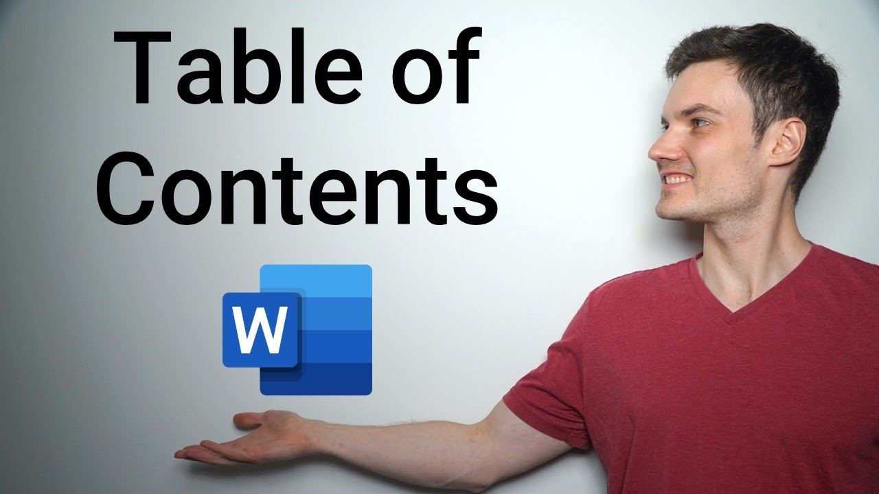 How To Make A Table Of Contents In Word