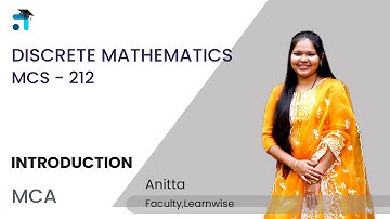 Introduction | Discrete Mathematics | MCS 212 | MCA | #1 IGNOU Coaching App #ignou #learnwise