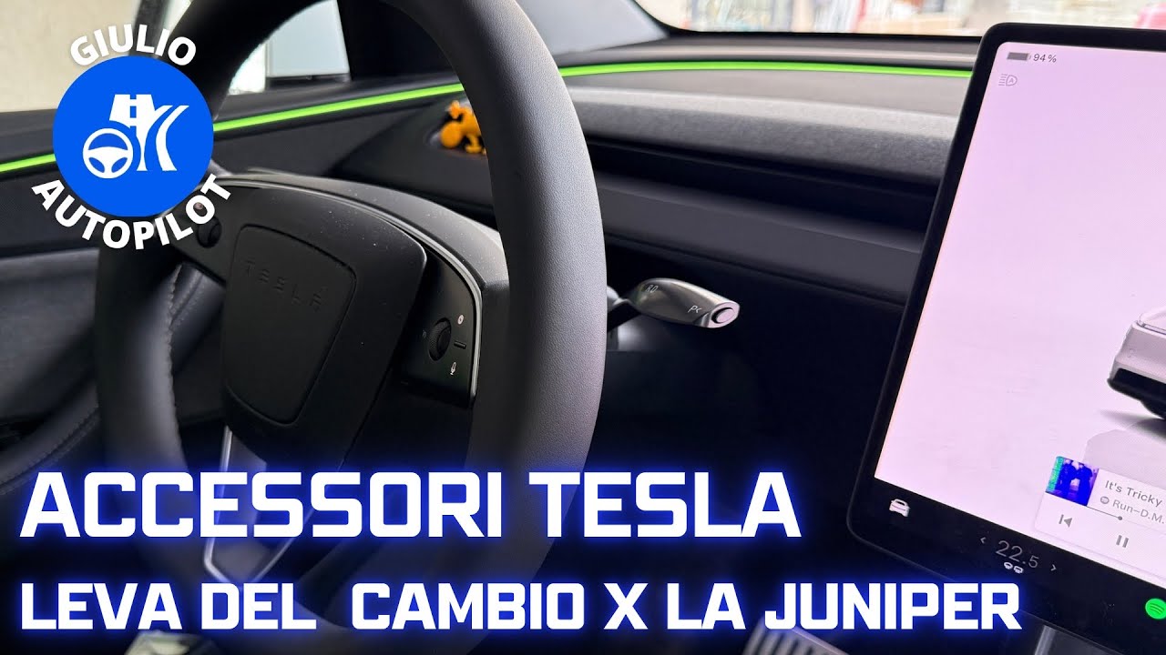 Leva del cambio per Tesla Model Y Juniper by Teslaunch