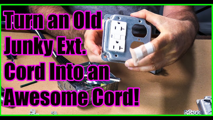 An Outlet Anywhere You Need It! Extension Cord Reel with Multiple