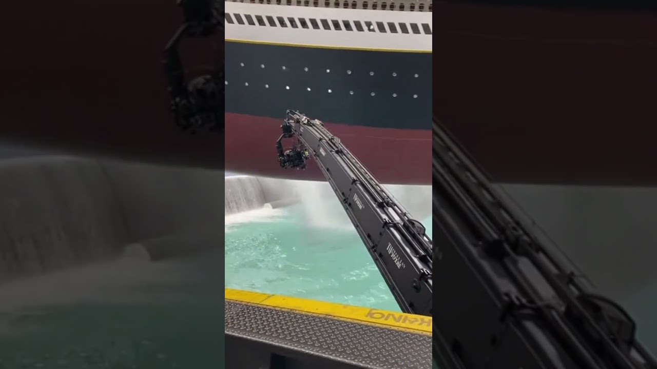 A Real Ship Section in a Studio Tank 😳🚢 | Titanic BTS 