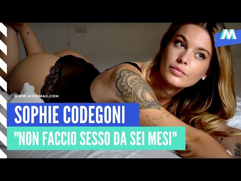 Sophie Codegoni, l'intervista hot: «Non faccio sesso da 6 mesi e da piccola volevo le tette grosse»
