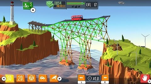 Bridge Construction simulator Walkthrough Levels 1-10