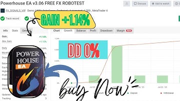 Powerhouse MT4 EA | Multi-Strategy Forex Robot | Adaptive Automated Trading System