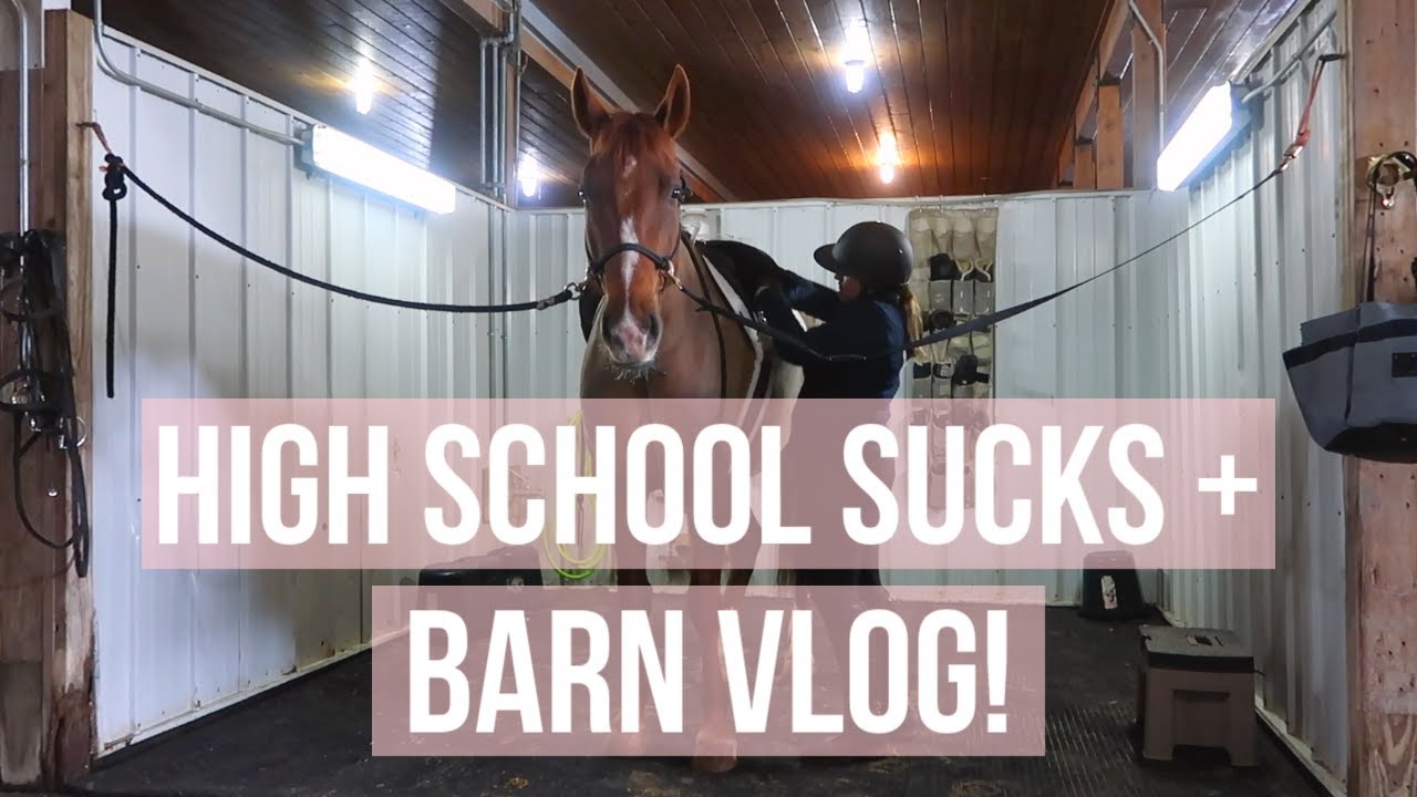 DAY AT SCHOOL + BARN VLOG | Equestrian Prep