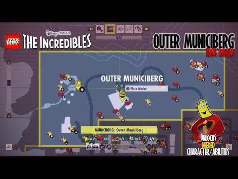 Lego The Incredibles: Outer Municiberg FREE ROAM - HTG