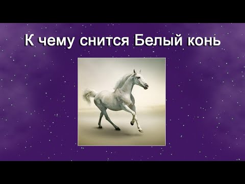 К чему снится Белый конь – толкование сна по Соннику