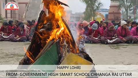 GLIMPSES OF LOHRI CELEBRATION 2023 | GHS CHHANGA RAI UTTAR #lohri