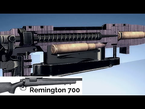 3D Animation: How a Remington 700 Rifle Works