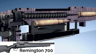 3D Animation: How a Remington 700 Rifle Works
