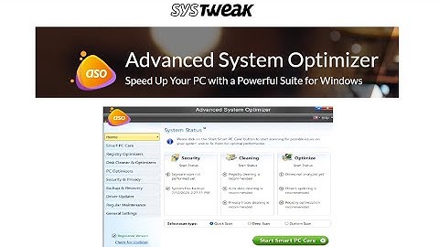 Advanced System Optimizer Speed Up Your PC with a Powerful Suite for Windows SysTweak