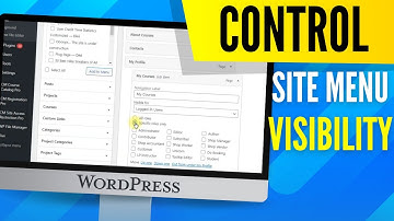 Show or Hide Menu Items Based on User Roles | WordPress