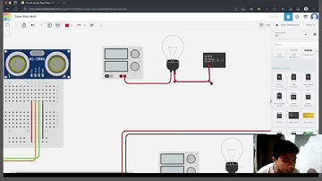 UAS PRAK MIKROPROS -  TINKERCAD 3 SENSOR ARDUINO( CAHAYA, SUHU, JARAK)