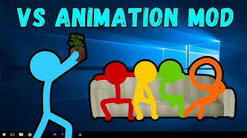 VS Animation mod FNF Character Test | Playground VS Gameplay Char: Blue Green | Part 1