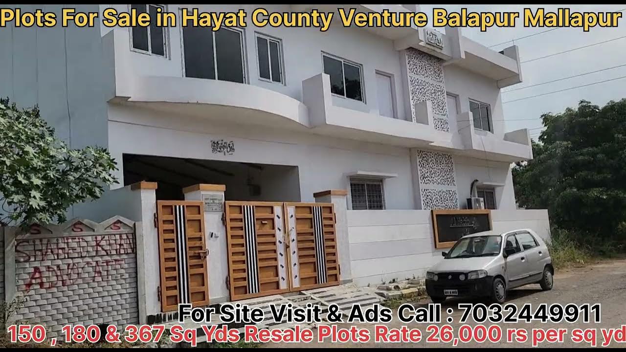 Residential Resale Plots For Sale In Hayat County Venture Balapur