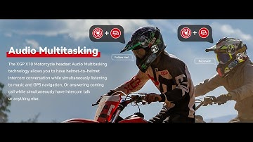 XGP X10 Mesh Motorcycle Intercom