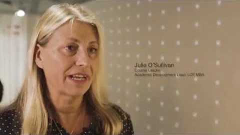 Course Leader for LCF MBA, Julie O’Sullivan discusses this new offer from LCF