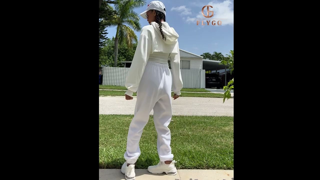 Super Cropped Hoodies  Long Sleeves Sweatshirt Tops