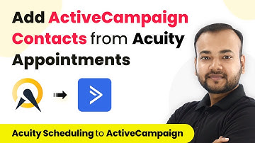 How to Add/Update ActiveCampaign Contacts for New Acuity Scheduling Appointments