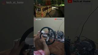 KSRTC Flybus Volvo Bus Ets2, Sim racing wheel,FFB Steering Wheel #shorts #ets2 #steeringwheel #volvo