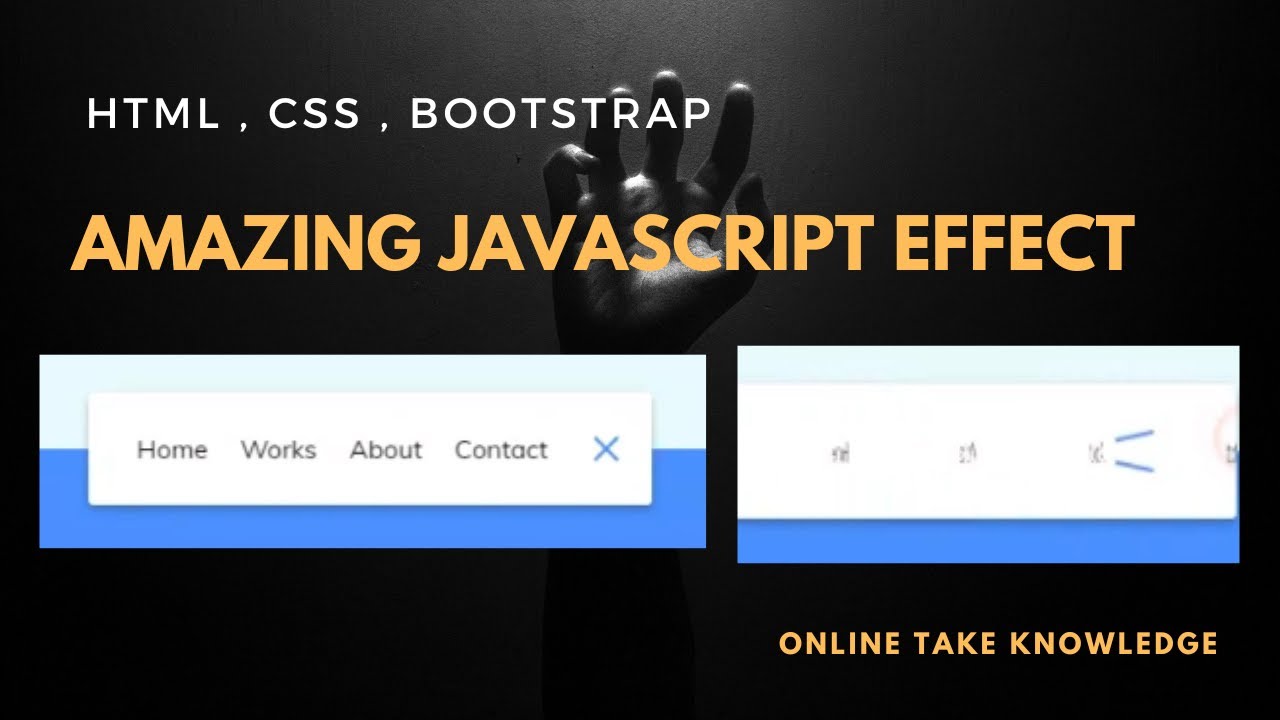how to create a amazing navbar with html, css & javascript | navigation ...