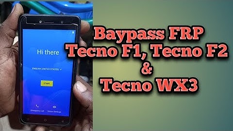 Tecno F1, Tecno F2 & Tecno wx3 bypass frp.+how to bypass frp Tecno F1, Tecno, f2 & Tecno whithout pc