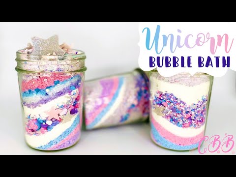 Make DIY Bubble Bath!  DIY UNICORN Bubble Bath SPARKLING STARS!!!