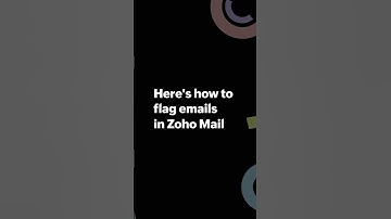 Flagging emails in Zoho Mail = Inbox bliss